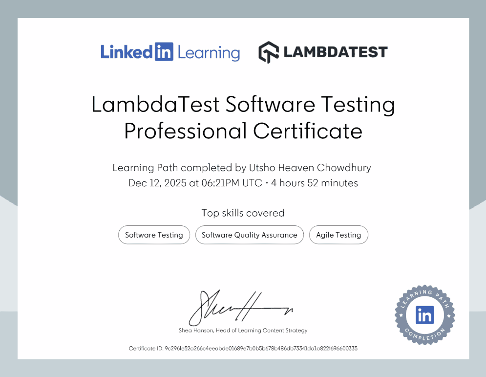 Software Testing Professional