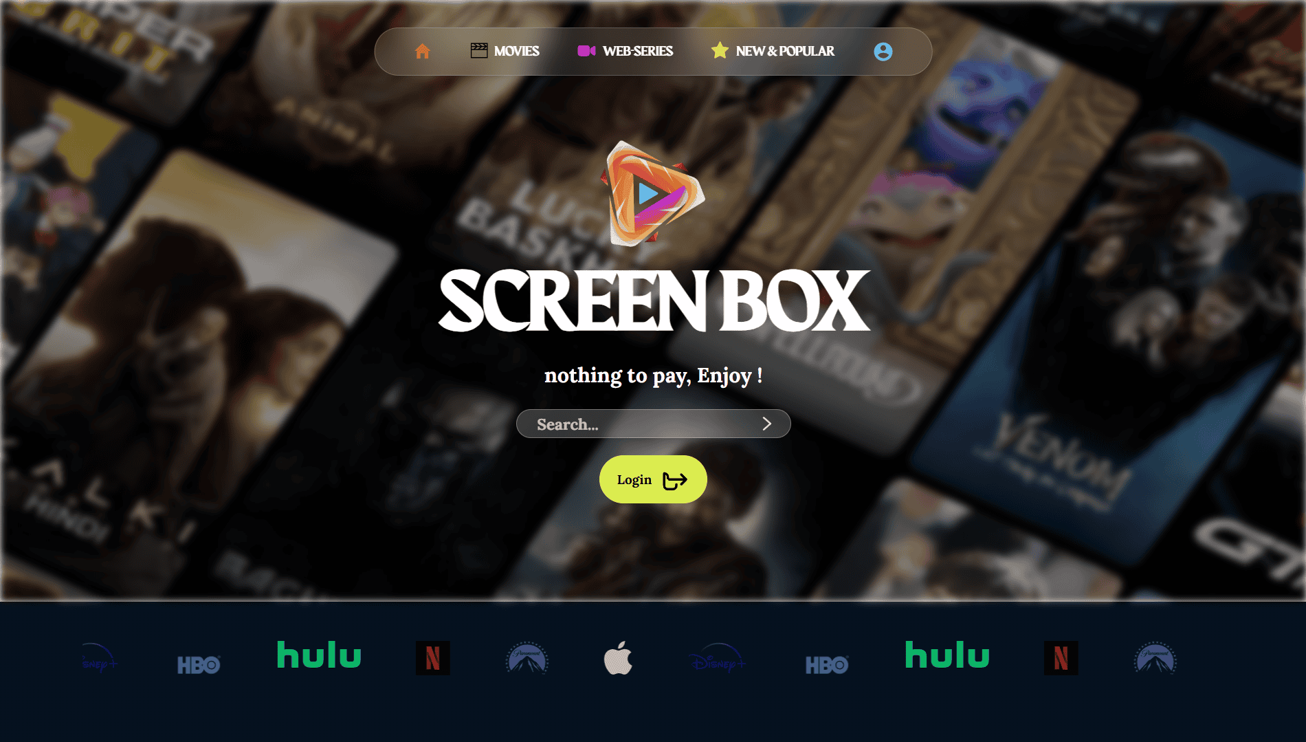 SCREEN BOX