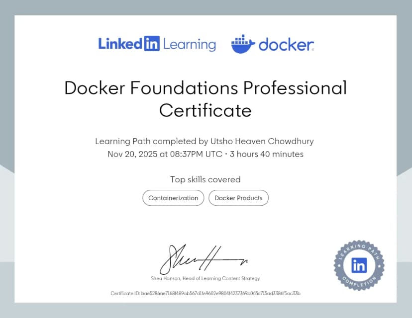 Docker Foundations Professional
