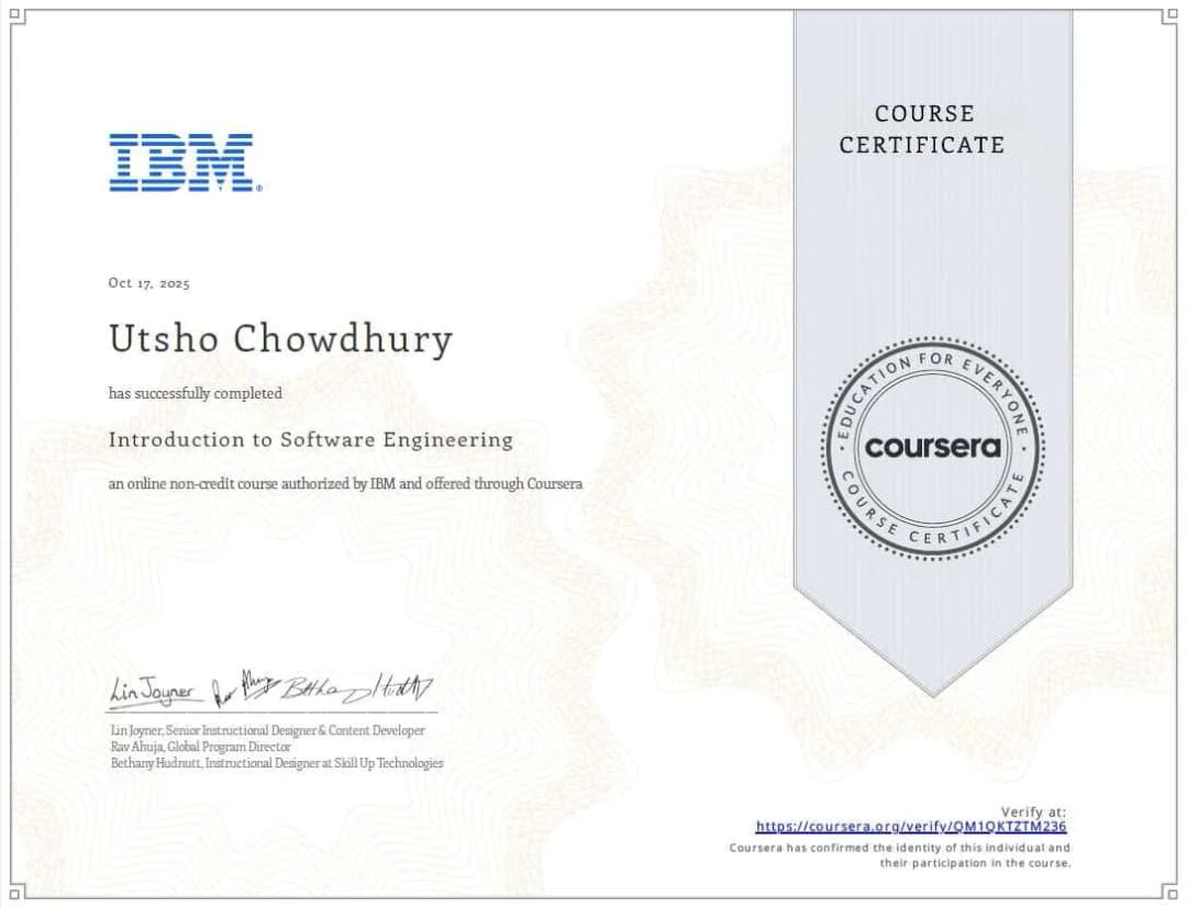 Introduction Software Engineering